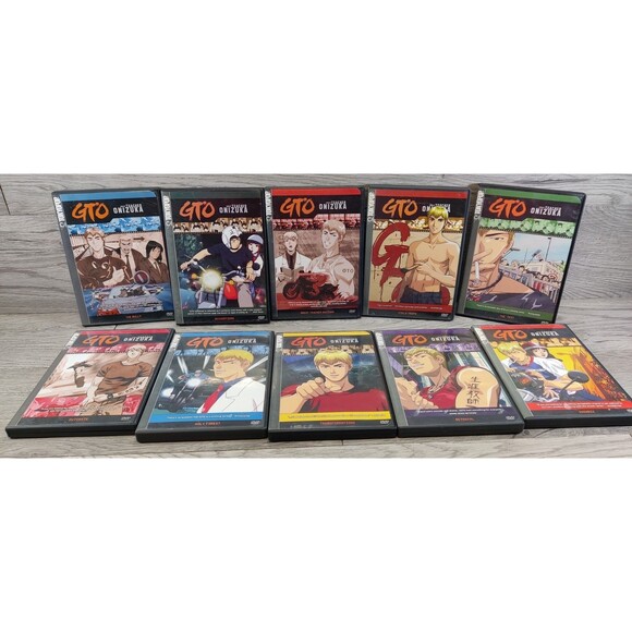 GTO: Great Teacher Onizuka - Vol.1-10 (Lot of 10 DVDS!)-Anime - Picture 1 of 14